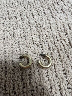 Gold-Tone Chunky Hoop Earrings - Women Jewelry